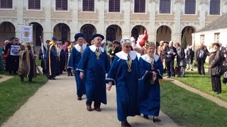 preview picture of video '20e chapitre pour la confrérie des tripaphages de Château-Gontier'