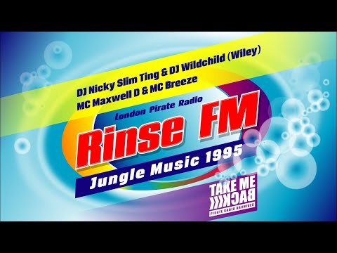 DJ WILEY &  DJ NICKY SLIM TING | MC MAXWELL D & MC BREEZE | RINSE FM | JUNGLE SET 1995