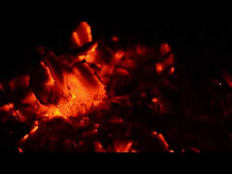 FREE STOCK VIDEO - Embers Glow Fire