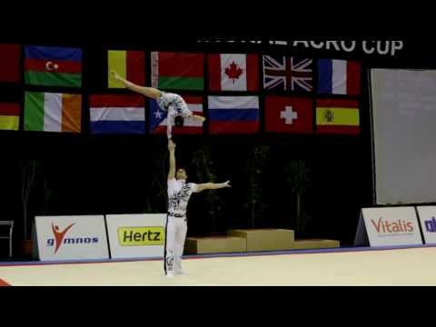 Gymnastics - FIG Acro World Cup Maia 2013 - POR MxP Sen Balance - Roque and Leonor