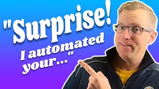 An automation sure to impress my wife