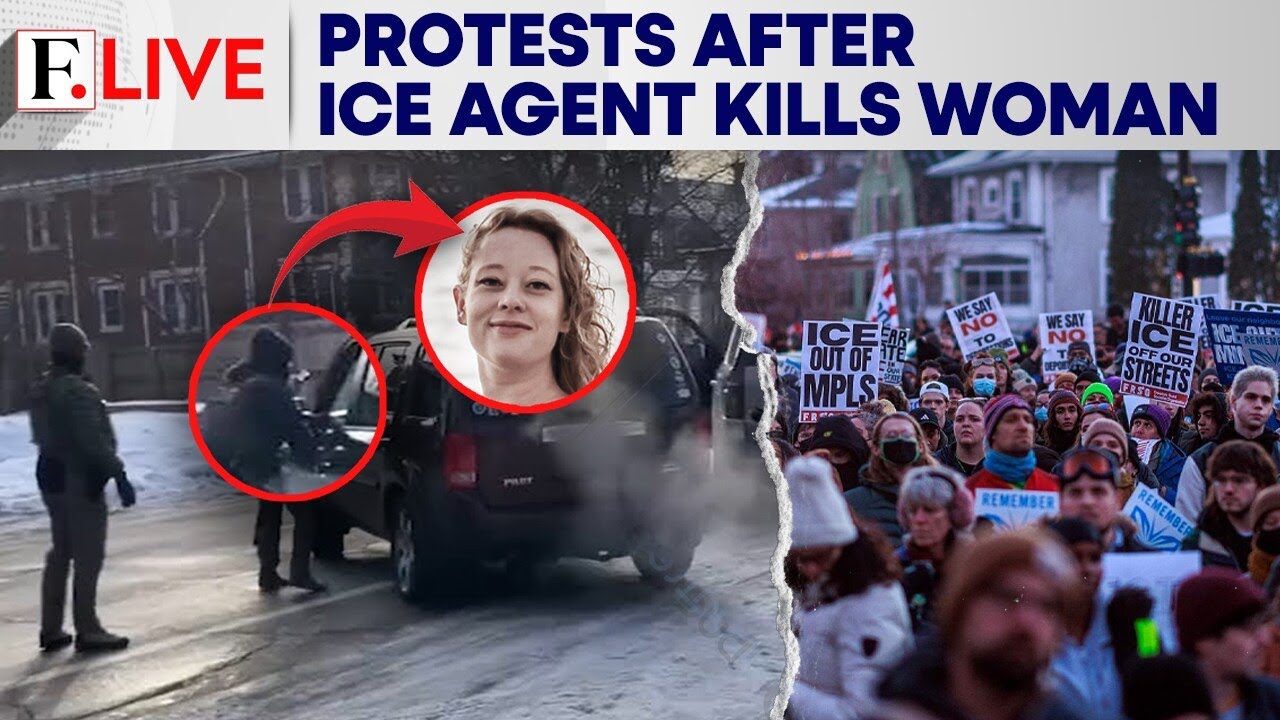 Woman dies after being shot by US immigration officer in Minneapolis | Firstpost Live