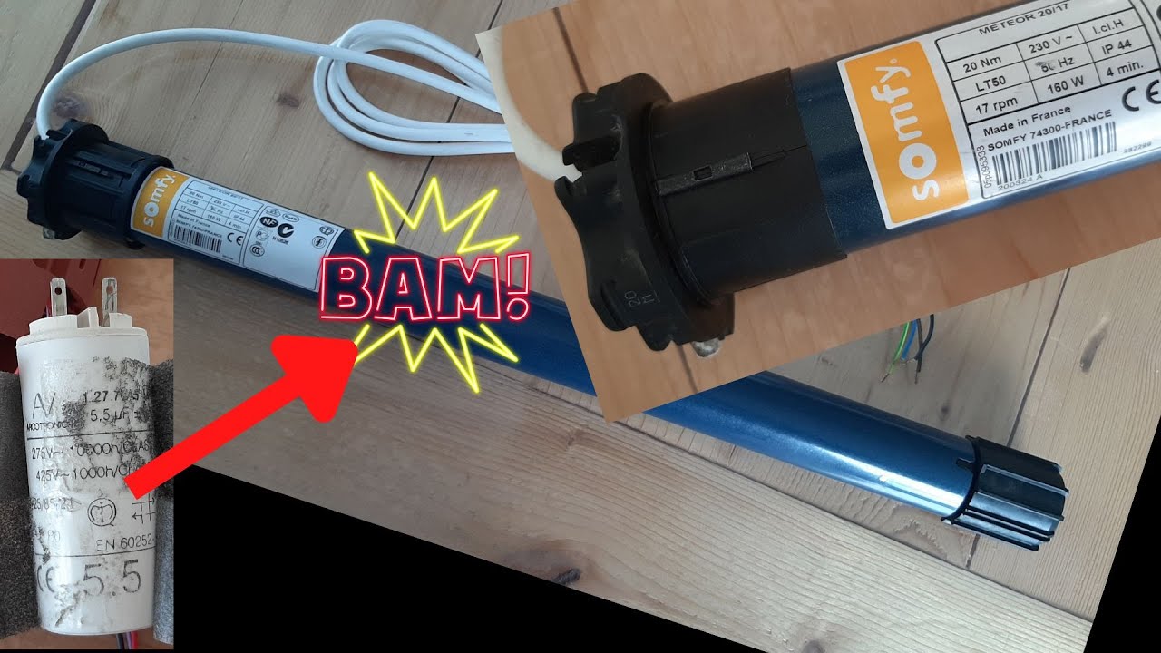 Comment réparer un moteur de volet roulant #somfy 