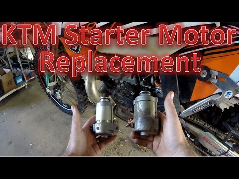 KTM Starter Motor Upgrade - How To. #JJM.