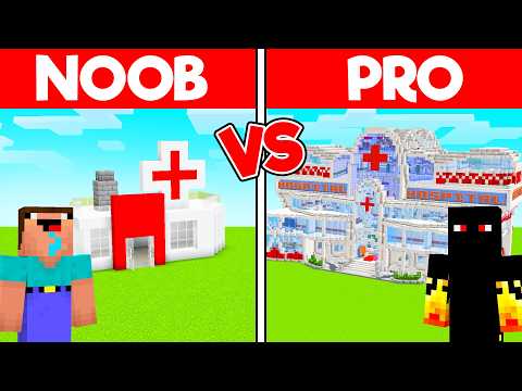 NOOB vs PRO HOSPITAL in MINECRAFT