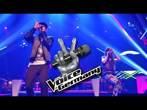 Thrift Shop - Blue MC vs. Alex Hartung | The Voice 2014 | Battle