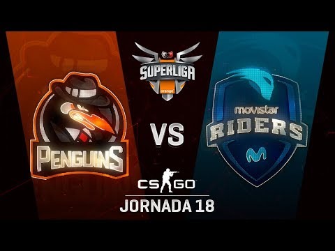 PENGUINS VS MOVISTAR RIDERS | Superliga Orange CSGO | Mapa 1 | (Jornada 18)