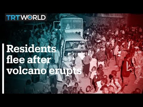 Thousands evacuated from Goma city after volcanic eruption