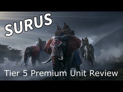 Total War Arena - Carthage Elephants - Tier 5 Surus Premium Unit Review & Guide - Are Elephants OP?