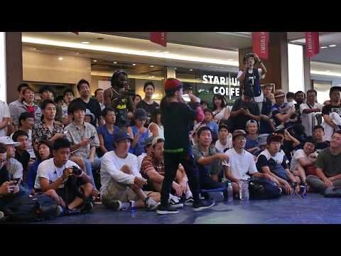 HEAD SPIN BATTLE　BBOY KAKU　vs　BBOY TSUKKI　/　Red Bull BC One 2017 Japan Cypher
