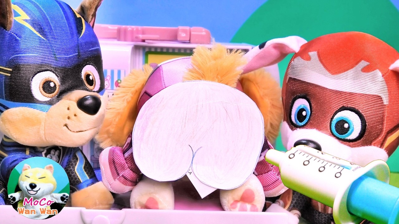 PAW Patrol パウパトロール (#1998)  マーシャルがスカイに注射をぶすっ！？