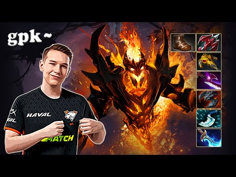 gpk - Shadow Fiend Midlane | Dota 2 7.30e Gameplay