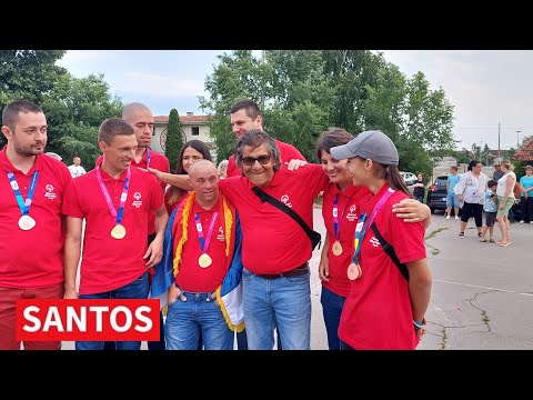 FILIP BARTOLE I OLIMPIJCI SVEČANO DOČEKANI NA TERENIMA "BORCA" U ZRENJANINU