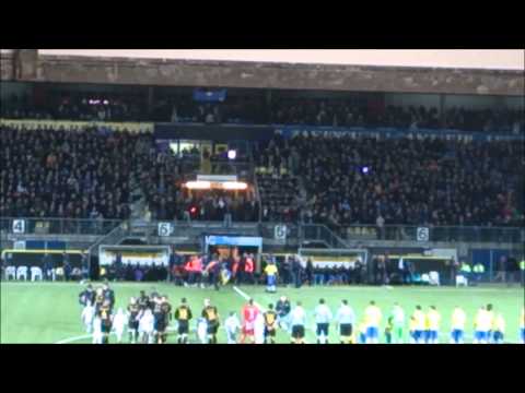 SC Cambuur 1-0 Roda JC (22-2-14) Opkomst + Vlaggen Sfeeractie Noord vanuit Oost