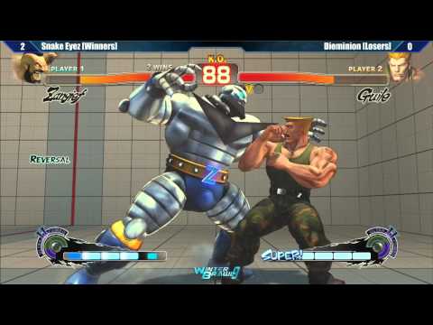 Winter Brawl 9 - USF4 - Grand Final - Snake Eyez (Zangief) vs Dieminion (Guile)