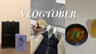 VLOGTOBER DAY 17🍁 | Perfume GIVEAWAY! making kimchi-jjigae 김치찌개, grocery haul & relaxing day in NYC