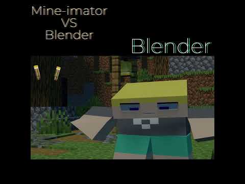 Epic Minecraft Animation Battle - Blender VS Mineimator!