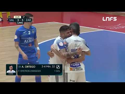 Gol Adri Ortego (3-4) Viña Albali Valdepeñas - Fútbol Emotion Zaragoza. J28, 1Div. LNFS