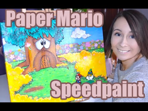 Paper Mario - Flower Fields Speedpainting/Timelapse Painting