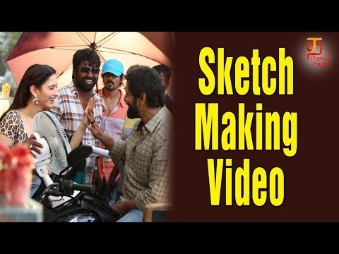 Chiyaan Vikram Sketch Movie Making | Working Stills | Tamannaah | Vijay Chander | Thamizh Padam Video