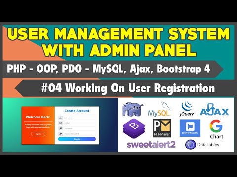 04 User Management System With Admin Panel | Working On User Registration