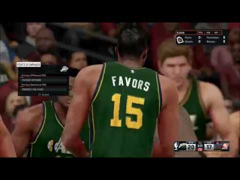 NBA2K16 Jazz vs Clippers 11.25.15 Full Game PS4