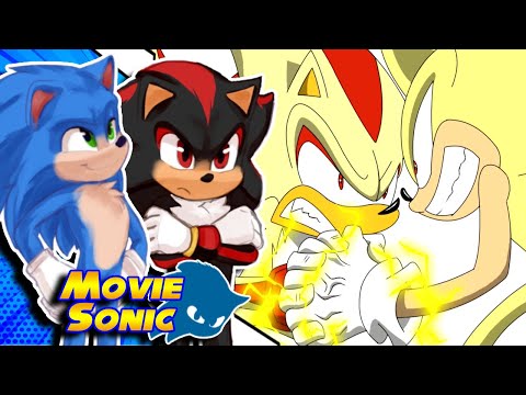 Movie Sonic and Movie Shadow React to Sonic VS Shadow Multiverse Wars?!