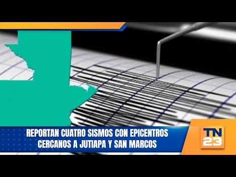 Reportan cuatro sismos con epicentros cercanos a Jutiapa y San Marcos
