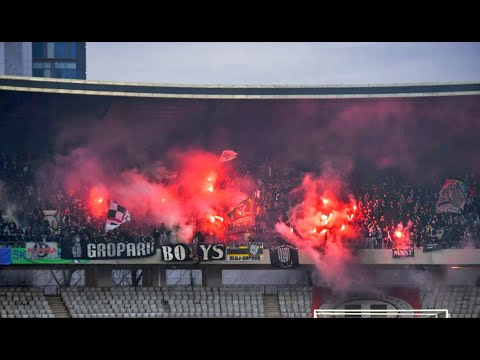 SPECTACOL OFERIT DE ”ȘEPCILE ROȘII” LA U CLUJ - STEAUA. ATMOSFERA INCENDIARĂ PE CLUJ ARENA