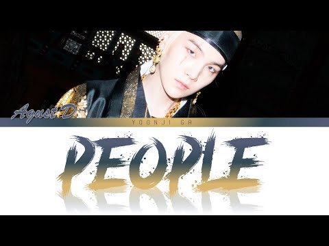 Agust D (슈가) - People (사람) Lyrics [Color Coded Han/Rom/Eng]