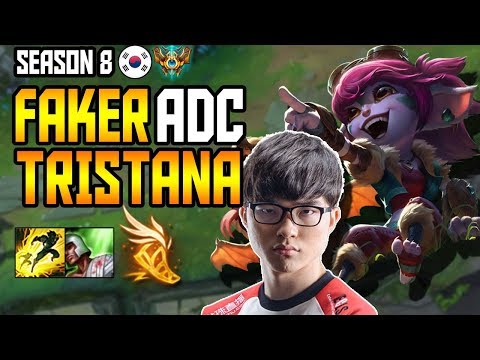 SKT T1 FAKER TRISTANA ADC - S8 KOREA CHALLENGER