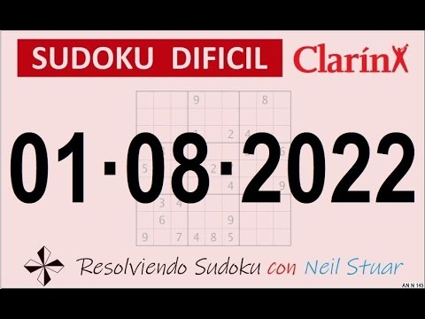 Sudoku difícil 01/08/2022