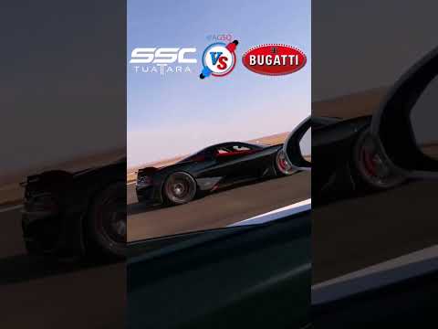 SSC tuatara VS Bugatti, SSC tuatara acceleration, SSC Tuatara exhaust sound #bugatti#ssc #ssctuatara