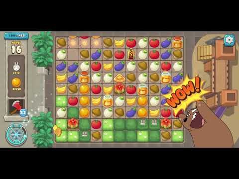 We Bare Bears Match3 Repairs Level 1489 - No Boosters