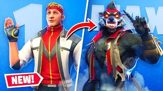 Unlocking *MAX* Tier Werewolf (Dire) Skin In Fortnite!