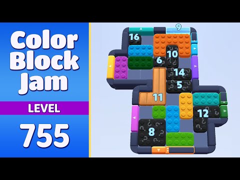 Color Block Jam Level 755 | Every Puzzle Solved! 🎯