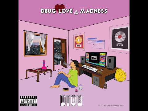 DIOR - DRUG LOVE & MADNESS EP (OFFICIAL VISUALIZER) | LYRICS IN DESCRIPTION |