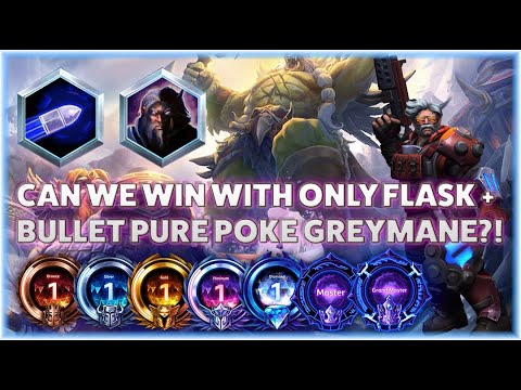 Greymane Bullet - CAN WE WIN WITH ONLY FLASK + BULLET PURE POKE GREYMANE?! - B2GM Season 2 2025
