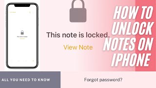 How To Unlock Notes on iPhone: Forgot Password | Finally the Truth