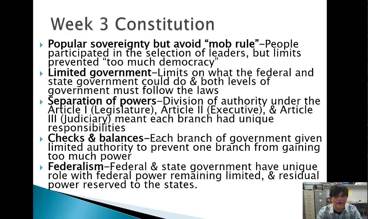 GOVT 2305- Federal Government Test 1 Review