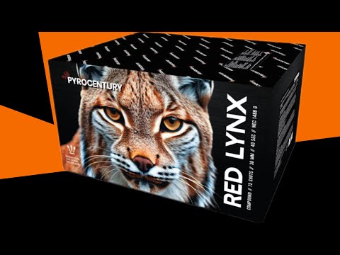 Pyrocentury Red Lynx | 72 Schuss | 30mm | F2 | Super starke Farben