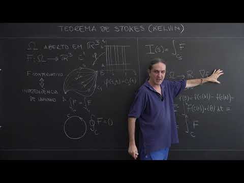 Cálculo 3 UFRJ aula 12 Teorema de Stokes, Homotopias, Teorema Fundamental da Álgebra