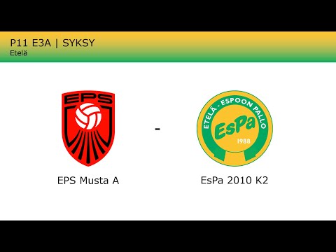 EPS Musta A  vs  EsPa Keltainen 2