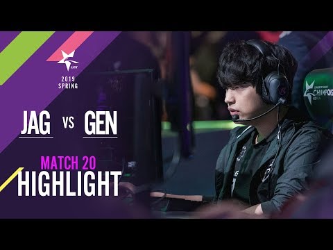 [2019 LCK SPRING] 0127 Match20 : JAG vs GEN Highlight