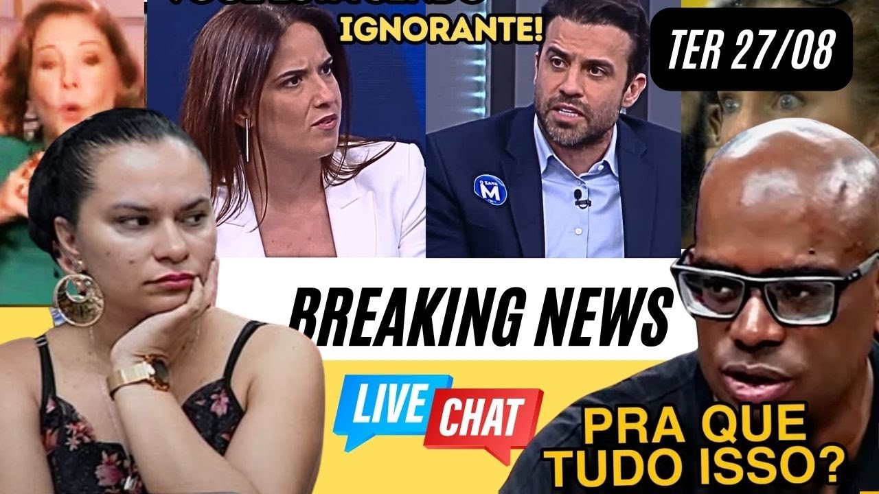 🔥AO VIVO! Pablo Marçal B4TE de FRENTE com  Jornalistas da CNN !!