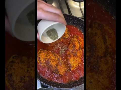 Healthy Chicken Parm - Crazy Macros - High Protein, Low Fat!