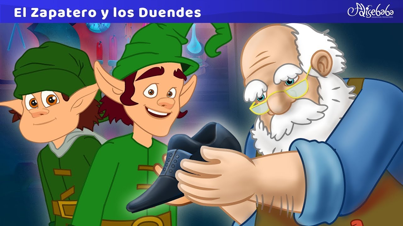 El Zapatero y los Duendes | Cuentos infantiles para dormir en Español | dibujos animados