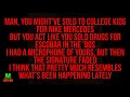 Drake - Duppy Freestyle (Lyrics Video) Kanye West & Pusha T Diss