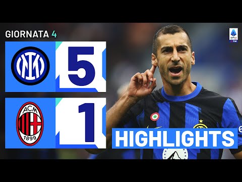 Inter-Milan 5-1 | L’Inter domina il Derby della Madonnina: Gol e Highlights | Serie A TIM 2023/24