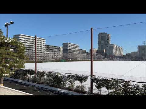フランス語学科 Il a neigé à Dokkyo, le 6 janvier 2022